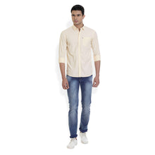 ROCX Men Yellow Colour filafil Plain Casual Shirt
