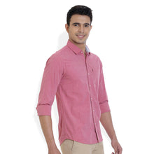 ROCX Men Pink Colour filafil Plain Casual Shirt