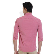 ROCX Men Pink Colour filafil Plain Casual Shirt