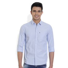 ROCX Men Sky Blue Colour filafil Plain Casual Shirt