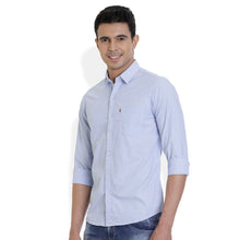 ROCX Men Sky Blue Colour filafil Plain Casual Shirt