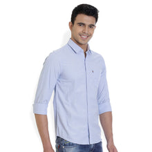 ROCX Men Sky Blue Colour filafil Plain Casual Shirt