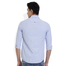 ROCX Men Sky Blue Colour filafil Plain Casual Shirt