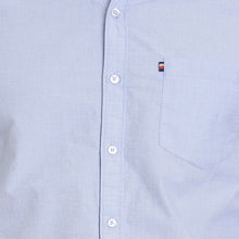 ROCX Men Sky Blue Colour filafil Plain Casual Shirt