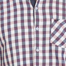 ROCX Men's Multi Colour Indigo Checks Casual Shirt