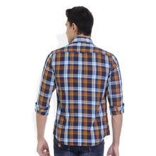 ROCX Men's Multi Colour Twill Checks Casual Shirt
