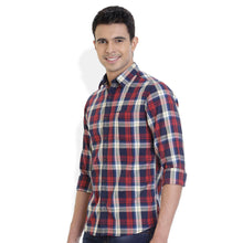 ROCX Men's Multi Colour Twill Checks Casual Shirt