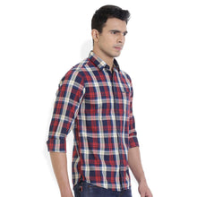 ROCX Men's Multi Colour Twill Checks Casual Shirt