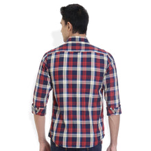 ROCX Men's Multi Colour Twill Checks Casual Shirt