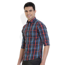 ROCX Men's Multi Colour Twill Checks Casual Shirt