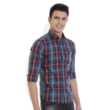ROCX Men's Multi Colour Twill Checks Casual Shirt