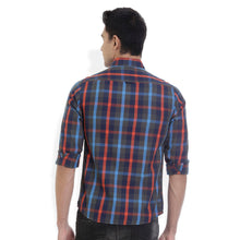 ROCX Men's Multi Colour Twill Checks Casual Shirt