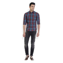 ROCX Men's Multi Colour Twill Checks Casual Shirt