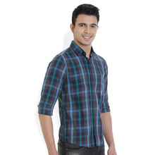 ROCX Men's Multi Colour Twill Checks Casual Shirt