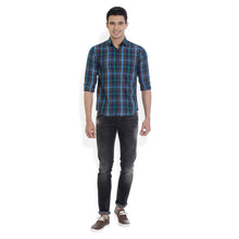 ROCX Men's Multi Colour Twill Checks Casual Shirt