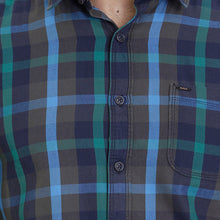 ROCX Men's Multi Colour Twill Checks Casual Shirt