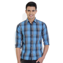 ROCX Men's Multi Colour Twill Checks Casual Shirt