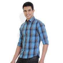 ROCX Men's Multi Colour Twill Checks Casual Shirt