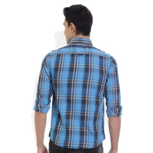 ROCX Men's Multi Colour Twill Checks Casual Shirt