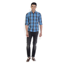 ROCX Men's Multi Colour Twill Checks Casual Shirt