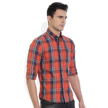 ROCX Men's Multi Colour Twill Checks Casual Shirt