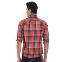 ROCX Men's Multi Colour Twill Checks Casual Shirt