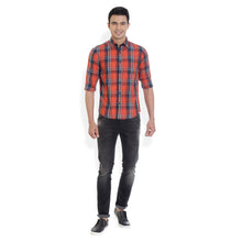 ROCX Men's Multi Colour Twill Checks Casual Shirt