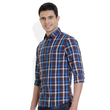 ROCX Men's Multi Colour Twill Checks Casual Shirt