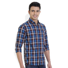 ROCX Men's Multi Colour Twill Checks Casual Shirt