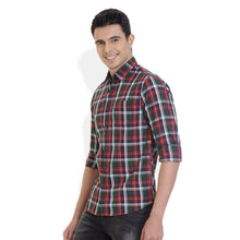ROCX Men's Multi Colour Twill Checks Casual Shirt