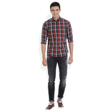 ROCX Men's Multi Colour Twill Checks Casual Shirt