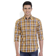 ROCX Men's Multi Colour Twill Checks Casual Shirt