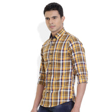 ROCX Men's Multi Colour Twill Checks Casual Shirt