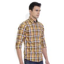 ROCX Men's Multi Colour Twill Checks Casual Shirt