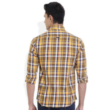 ROCX Men's Multi Colour Twill Checks Casual Shirt
