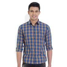 ROCX Men's Multi Colour Twill Checks Casual Shirt