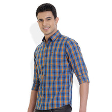 ROCX Men's Multi Colour Twill Checks Casual Shirt