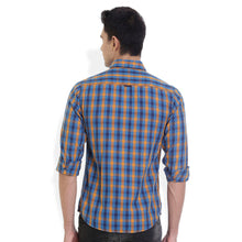 ROCX Men's Multi Colour Twill Checks Casual Shirt