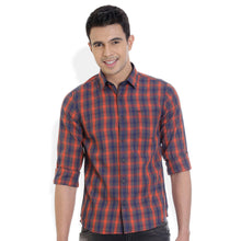 ROCX Men's Multi Colour Twill Checks Casual Shirt