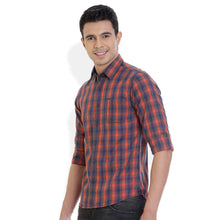 ROCX Men's Multi Colour Twill Checks Casual Shirt