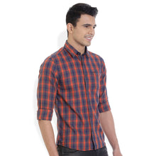 ROCX Men's Multi Colour Twill Checks Casual Shirt