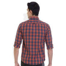 ROCX Men's Multi Colour Twill Checks Casual Shirt