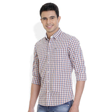 ROCX Men's Multi Colour Giza Checks Casual Shirt