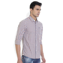 ROCX Men's Multi Colour Giza Checks Casual Shirt
