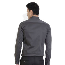 ROCX Men Grey Colour Satin Plain Casual Shirt