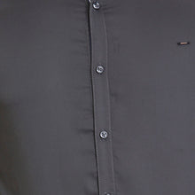 ROCX Men Grey Colour Satin Plain Casual Shirt