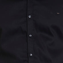ROCX Men Black Colour Satin Plain Casual Shirt