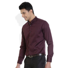 ROCX Men Magenta Colour Satin Plain Casual Shirt