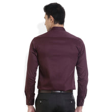 ROCX Men Magenta Colour Satin Plain Casual Shirt