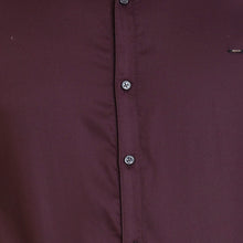 ROCX Men Magenta Colour Satin Plain Casual Shirt